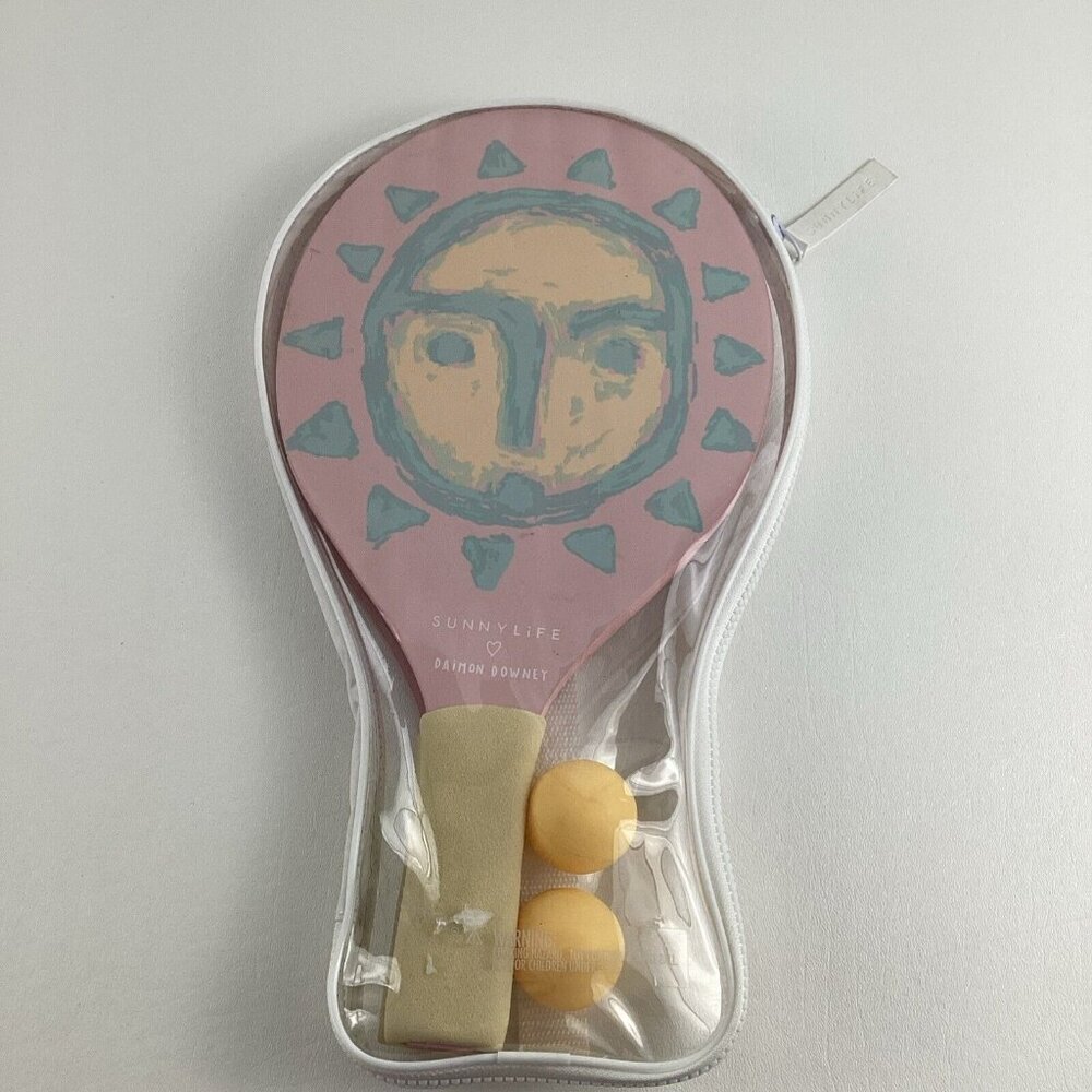 Sunny Life Beach Bats Game Set Whack Sun Face Daimon Downey Design Europeen